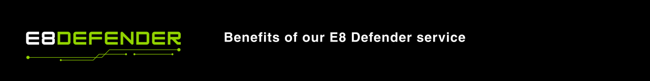 e8 benefits banner