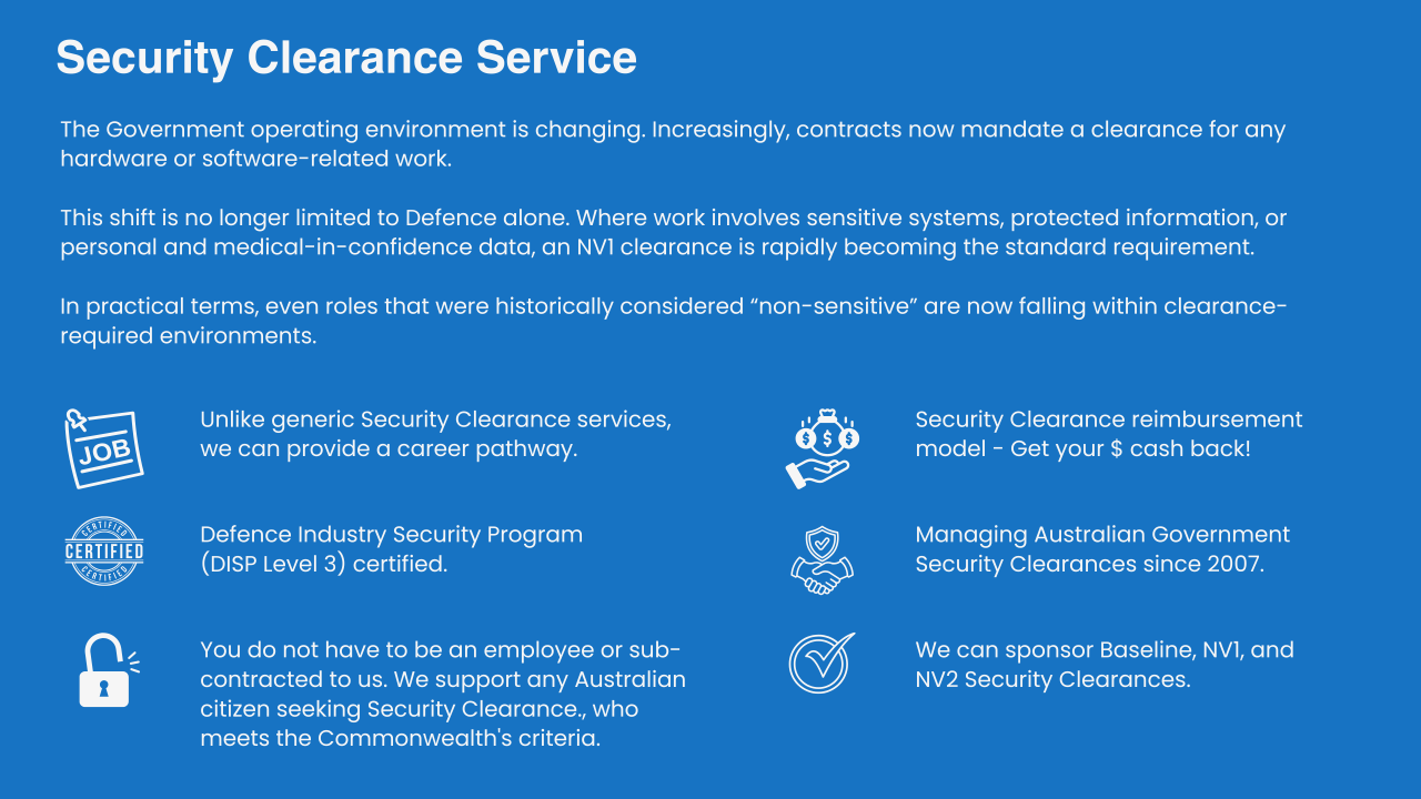web banner Security Clearances New Citizens and Individuals